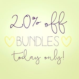 20% off bundles today!